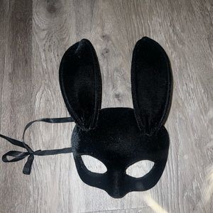 Velvet bunny mask